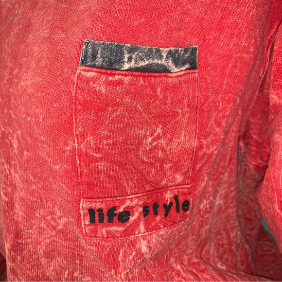 v i n t a g e :: Acid Wash Distressed Sweater Ton Sur Ton - Picture 8 of 15